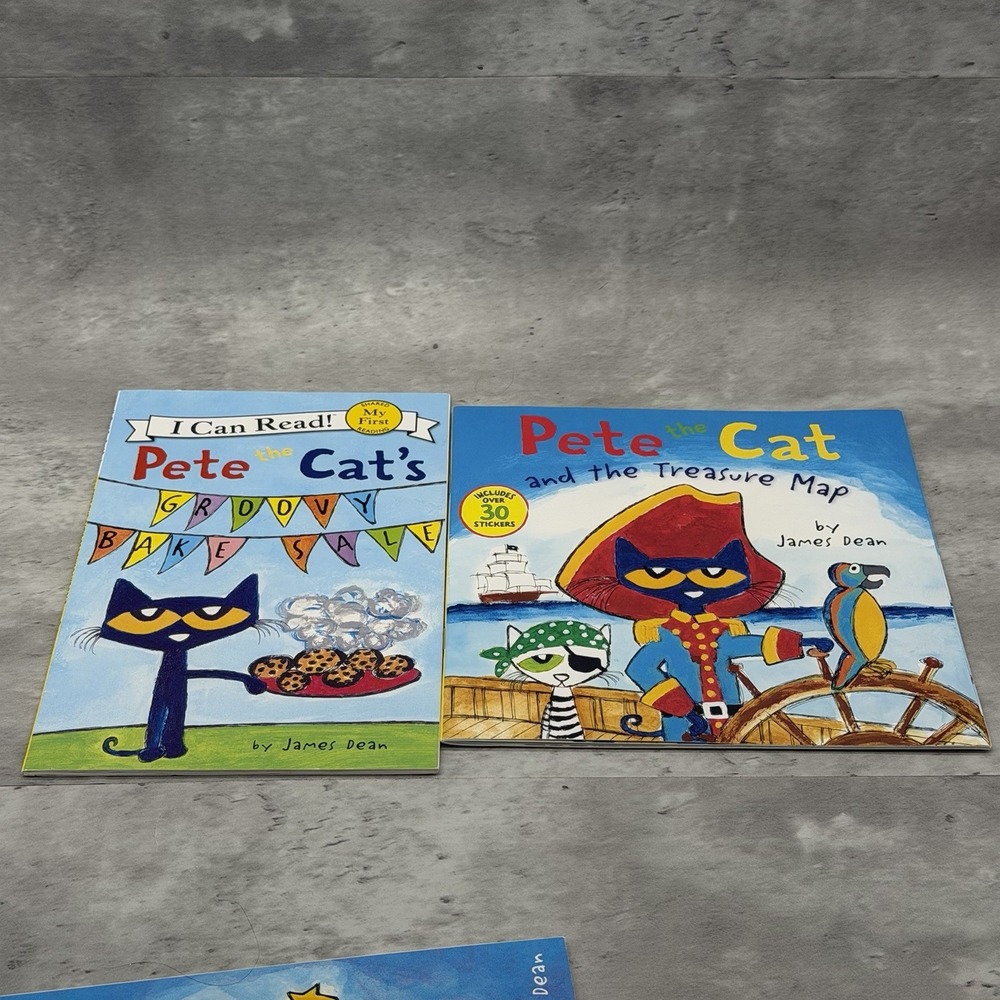 Lot of 8 Pete the Cat Picture Books by Kimberly & James Dean PB & HC Mix - Picture 5 of 6